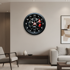 AUTODIAL – Orologio da Parete 2D Moderno a Tema Auto per Appassionati