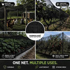 FARMGUARD – Rete di Protezione per Frutteti, Uccelli e Cervi