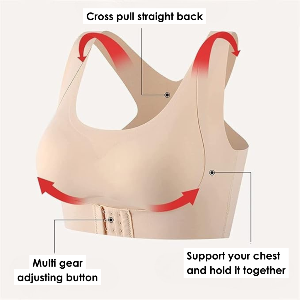 Elvara - Reggiseno Posturale con Chiusura Anteriore