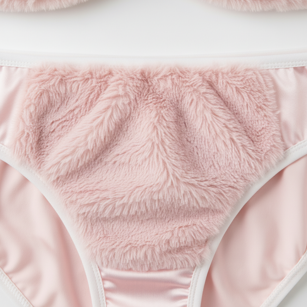 Cozyelle - Set di Lingerie in Pile per Donna, Morbido e Caldo in Pile