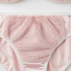 Cozyelle - Set di Lingerie in Pile per Donna, Morbido e Caldo in Pile