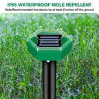 Repellente Ultrasuoni per Talpe 4-Pezzi