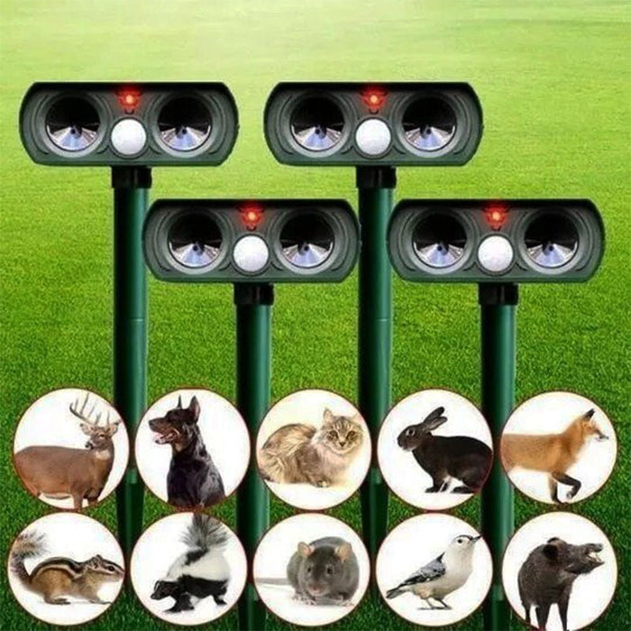 WILDLIFEGUARD - Repellente Ultrasonico per Animali per Spazi Esterni Sicuri