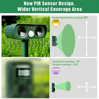 WILDLIFEGUARD - Repellente Ultrasonico per Animali per Spazi Esterni Sicuri