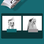 EDGECLIP - Tagliaunghie in acciaio inossidabile di precisione con apertura extra ampia e manico ergonomico antiscivolo per la cura di unghie spesse e incarnite