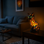 FELIGLOW - Lampada notturna a forma di gatto carina con morbida luce LED progettata per un'atmosfera rilassante e decorazione accogliente della stanza