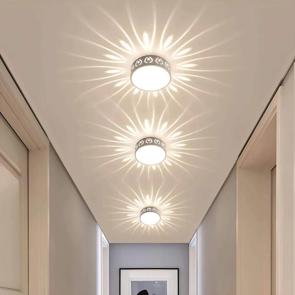 LUXFLUSH - Plafoniera LED ultra-sottile progettata per un'illuminazione uniforme e senza ombre in interni moderni e minimalisti