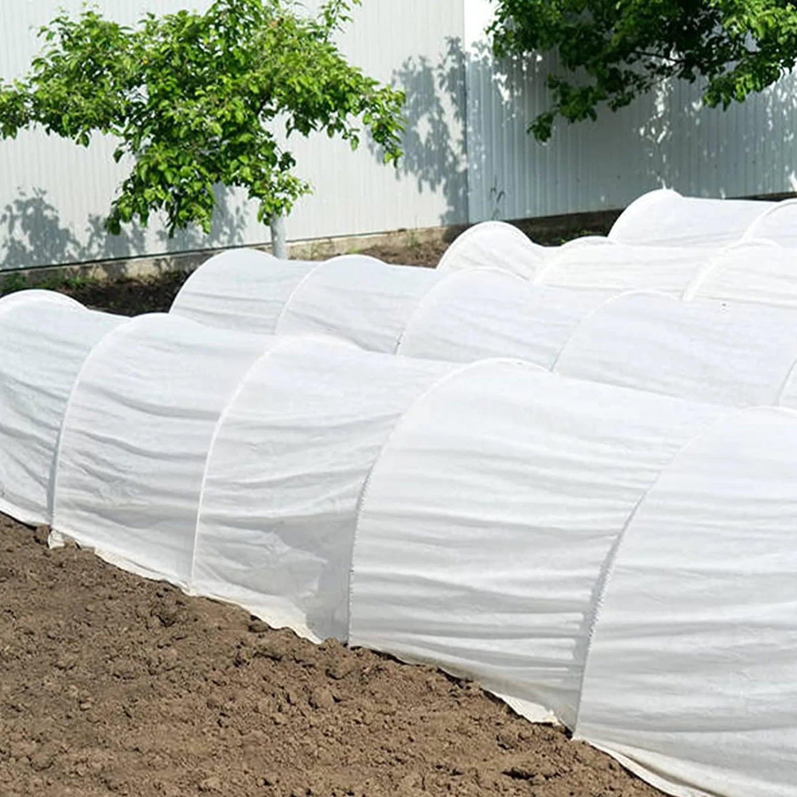 PLANTSHIELD - Tunnel da Giardino in Polietilene a 5 Pezzi con Struttura in Fibra di Vetro Resistente