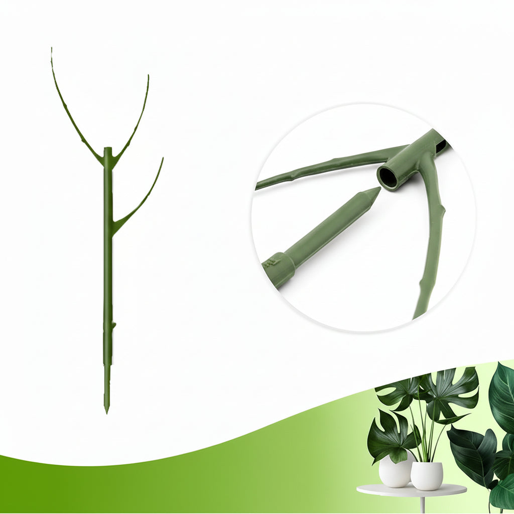 GROWMATE - Set di 3 anelli di supporto per piante impilabili per giardinaggio interno ed esterno