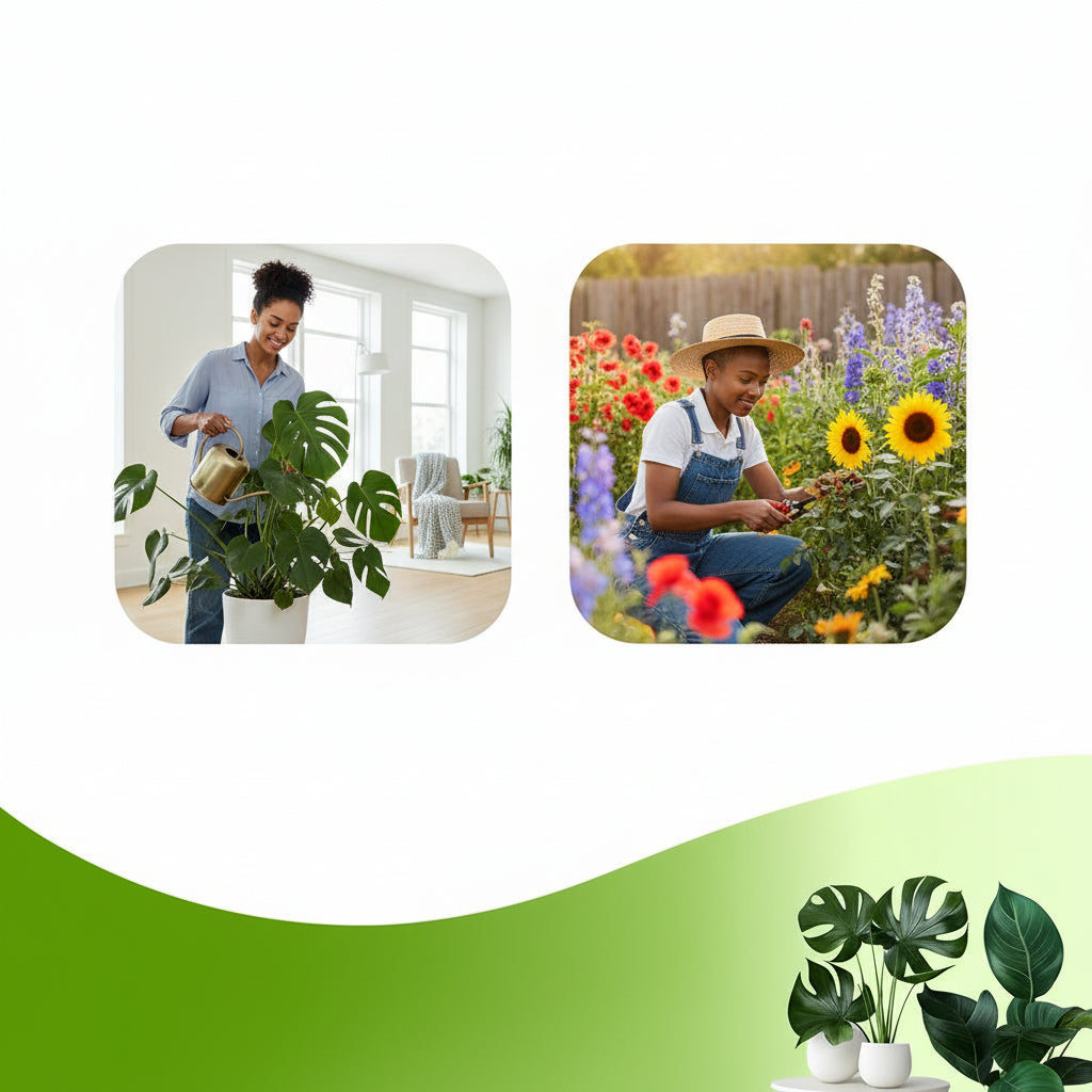 GROWMATE - Set di 3 anelli di supporto per piante impilabili per giardinaggio interno ed esterno