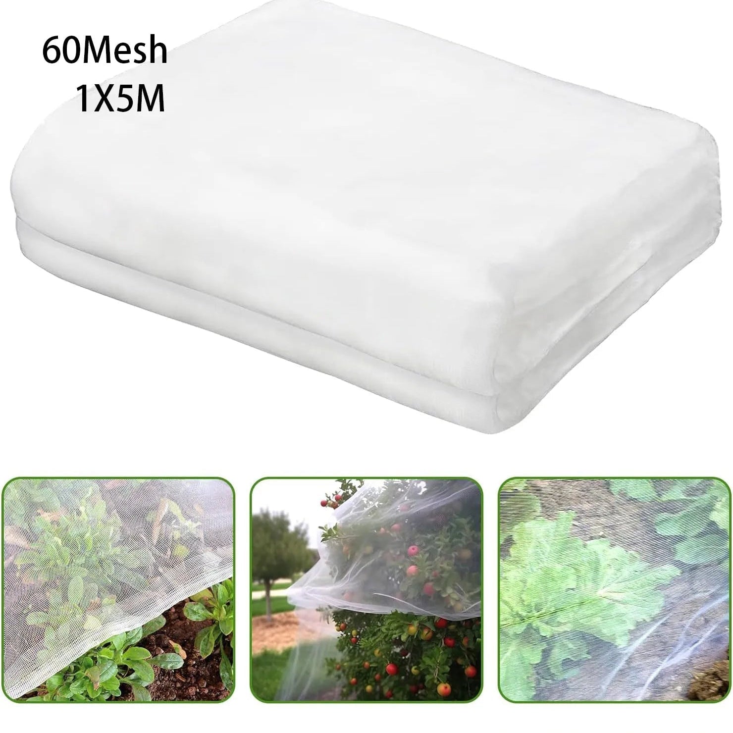 BUGBARRIER – Rete Insetticida in HDPE per Protezione delle Piante Traspirante e Controllo dei Parassiti