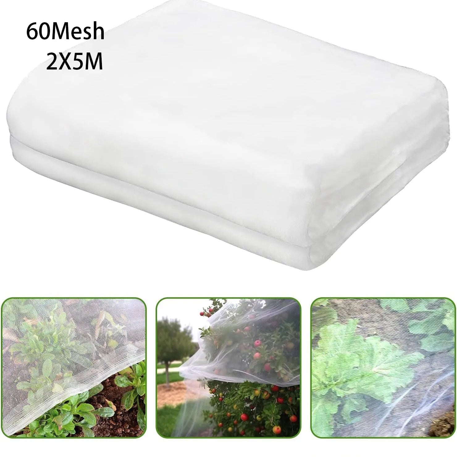 BUGBARRIER – Rete Insetticida in HDPE per Protezione delle Piante Traspirante e Controllo dei Parassiti