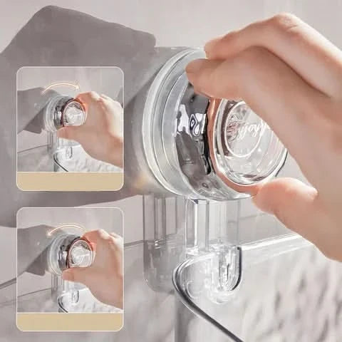 Mensola pratica da parete senza fori per il bagno