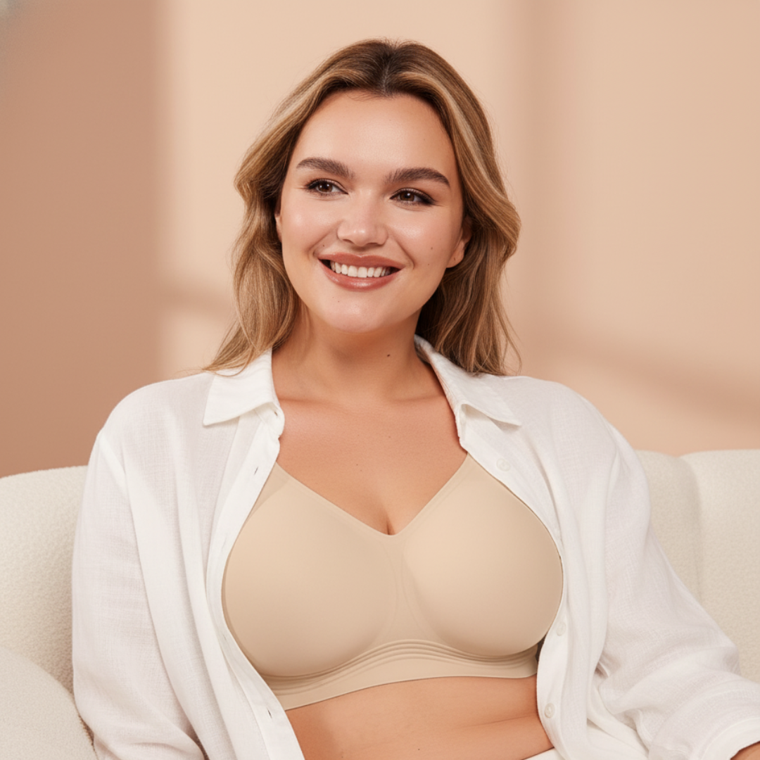 JelliShape - Reggiseno Wireless a 4 Strati 360° Jelly Strips per Donna