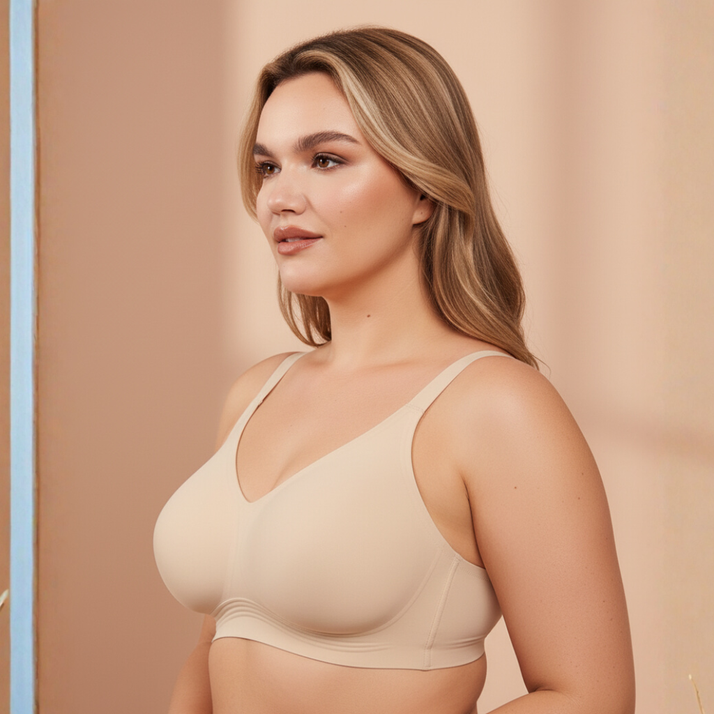 JelliShape - Reggiseno Wireless a 4 Strati 360° Jelly Strips per Donna