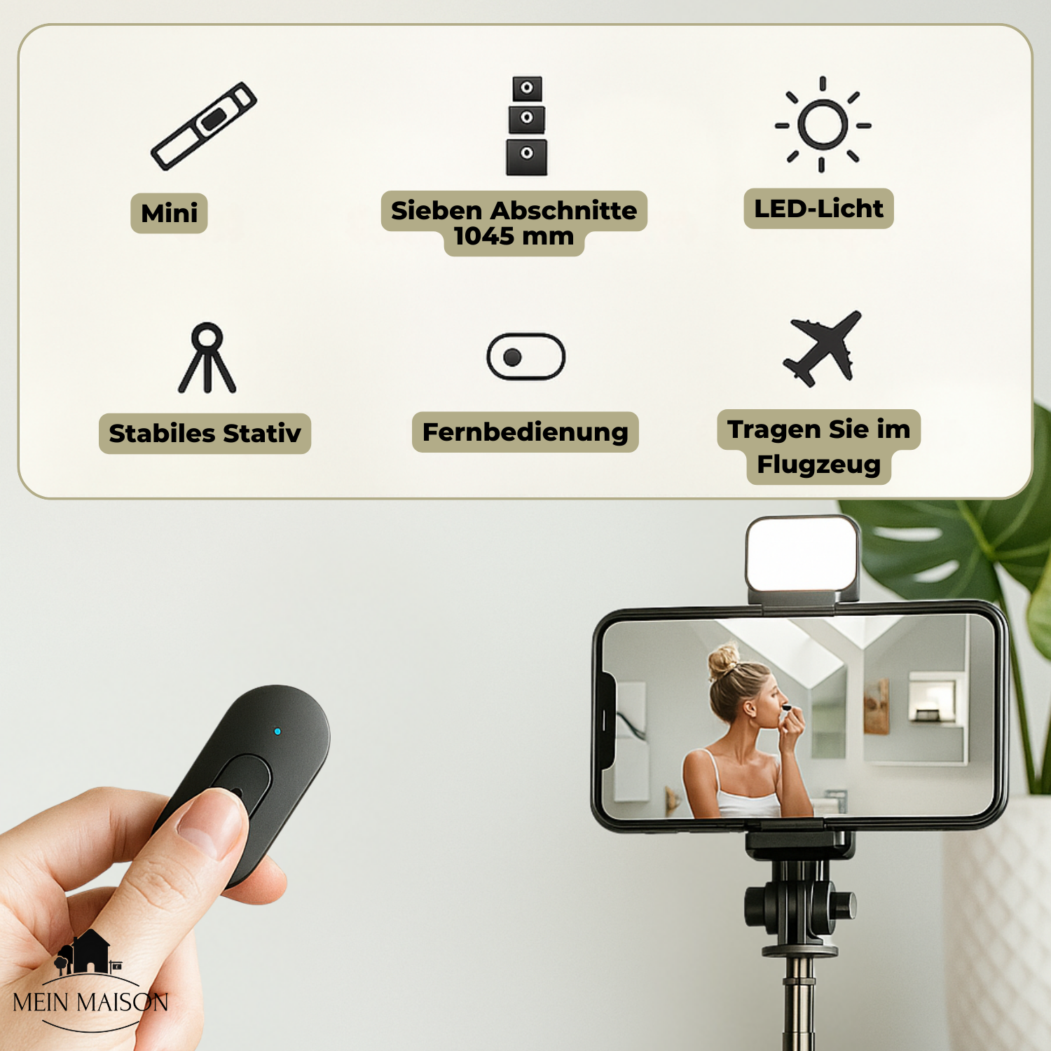SnapPro – Il tuo selfie stick Bluetooth 6-in-1 per scatti perfetti