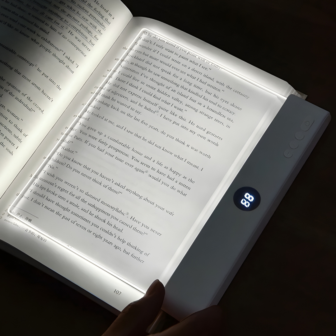 NIGHTBRIGHT - Luce LED per la Lettura GlowEase con Braccio Flessibile per Letto