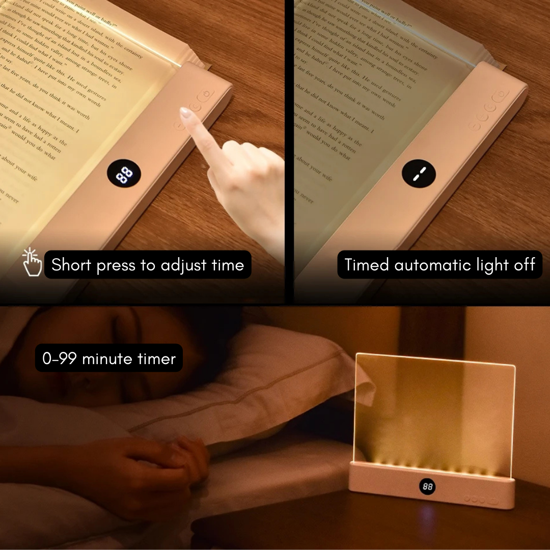 NIGHTBRIGHT - Luce LED per la Lettura GlowEase con Braccio Flessibile per Letto