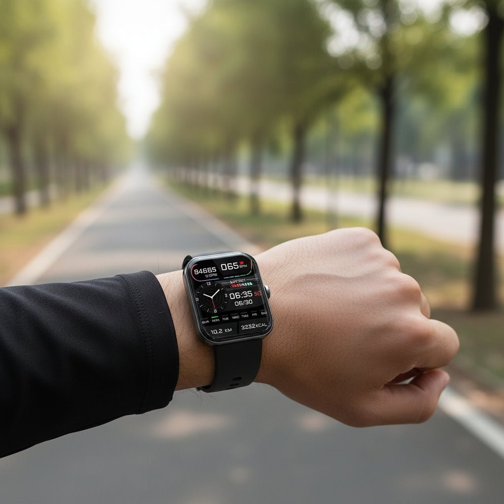 VITALMATE - Orologio smartwatch multifunzionale per la salute con monitoraggio delle tendenze glicemiche, tracciamento dei segni vitali e approfondimenti sul benessere quotidiano