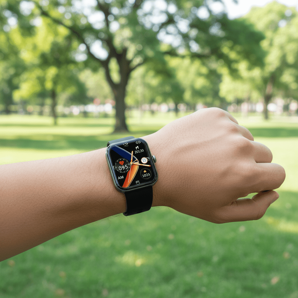 VITALMATE - Orologio smartwatch multifunzionale per la salute con monitoraggio delle tendenze glicemiche, tracciamento dei segni vitali e approfondimenti sul benessere quotidiano