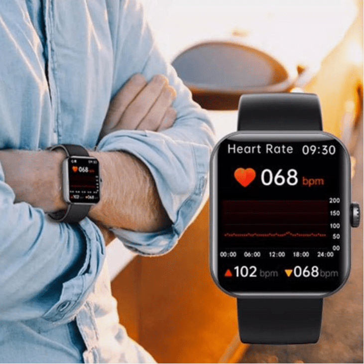 VITALMATE - Orologio smartwatch multifunzionale per la salute con monitoraggio delle tendenze glicemiche, tracciamento dei segni vitali e approfondimenti sul benessere quotidiano
