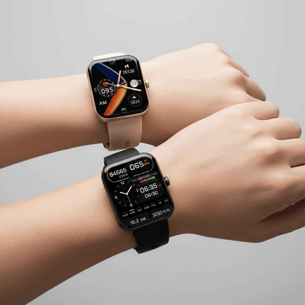 VITALMATE - Orologio smartwatch multifunzionale per la salute con monitoraggio delle tendenze glicemiche, tracciamento dei segni vitali e approfondimenti sul benessere quotidiano