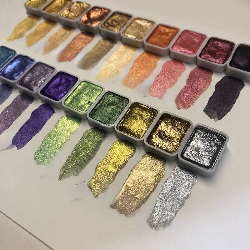 Artisyn - Set di Colori Acquerello Iridescenti