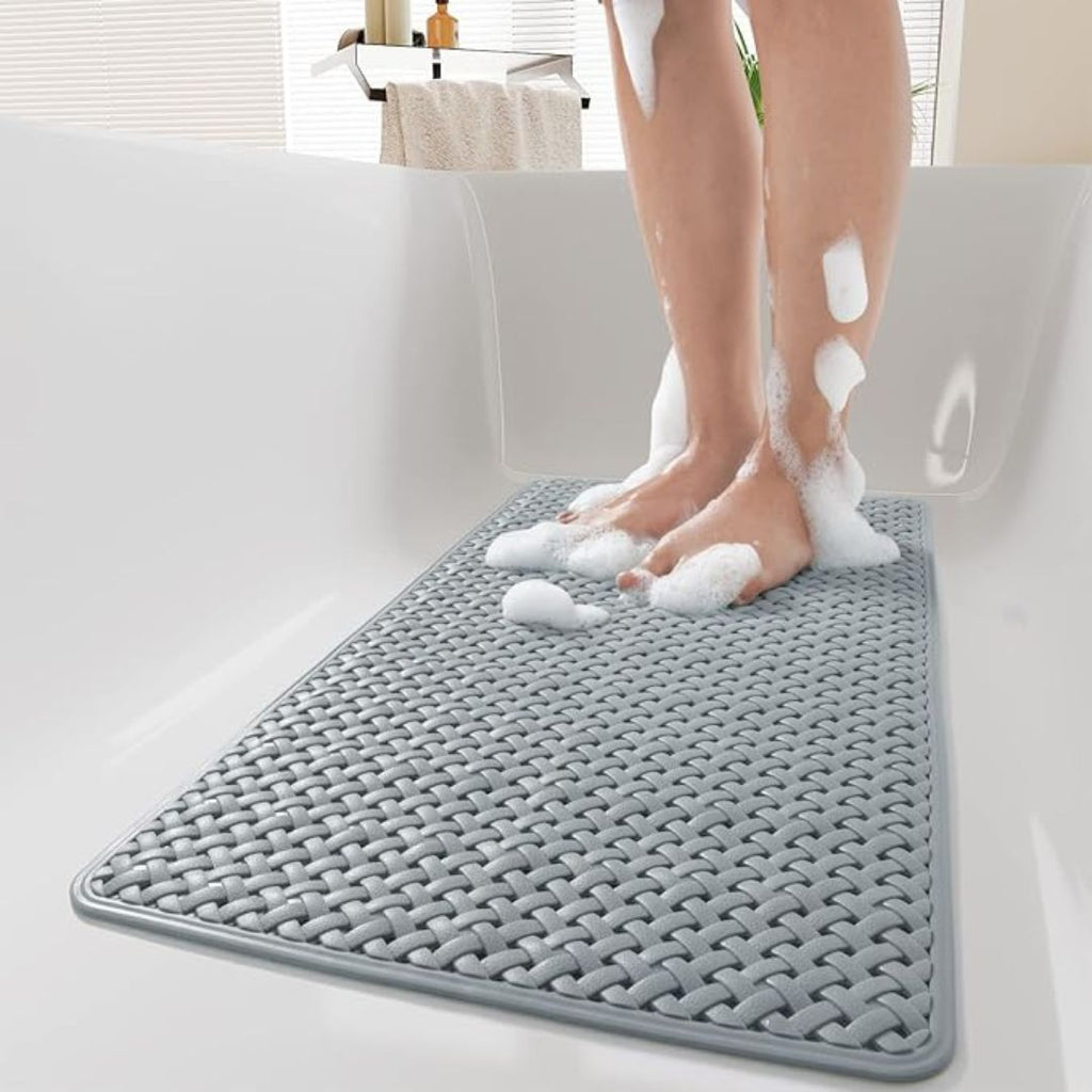 GRIPMASTER - Tappetino Antiscivolo per Vasca da Bagno con Ventose per Sicurezza e Comfort