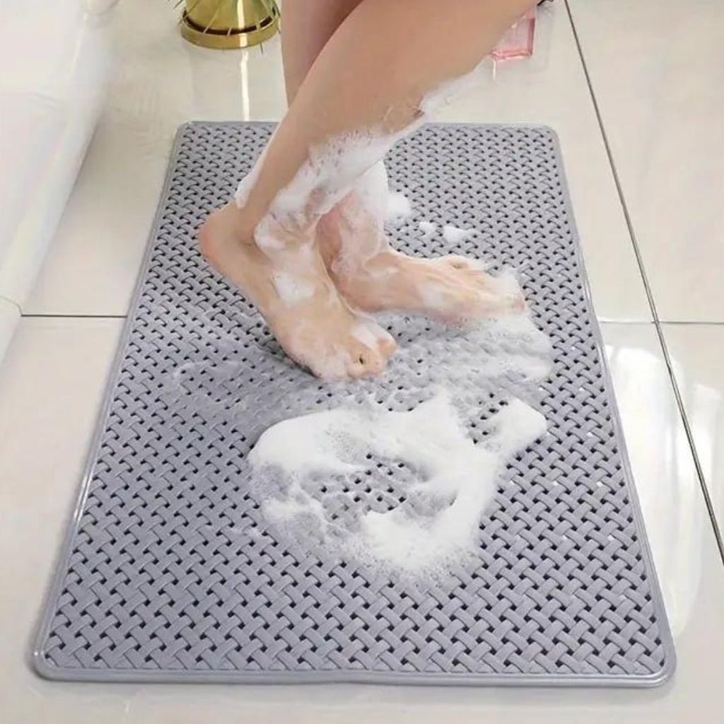 GRIPMASTER - Tappetino Antiscivolo per Vasca da Bagno con Ventose per Sicurezza e Comfort