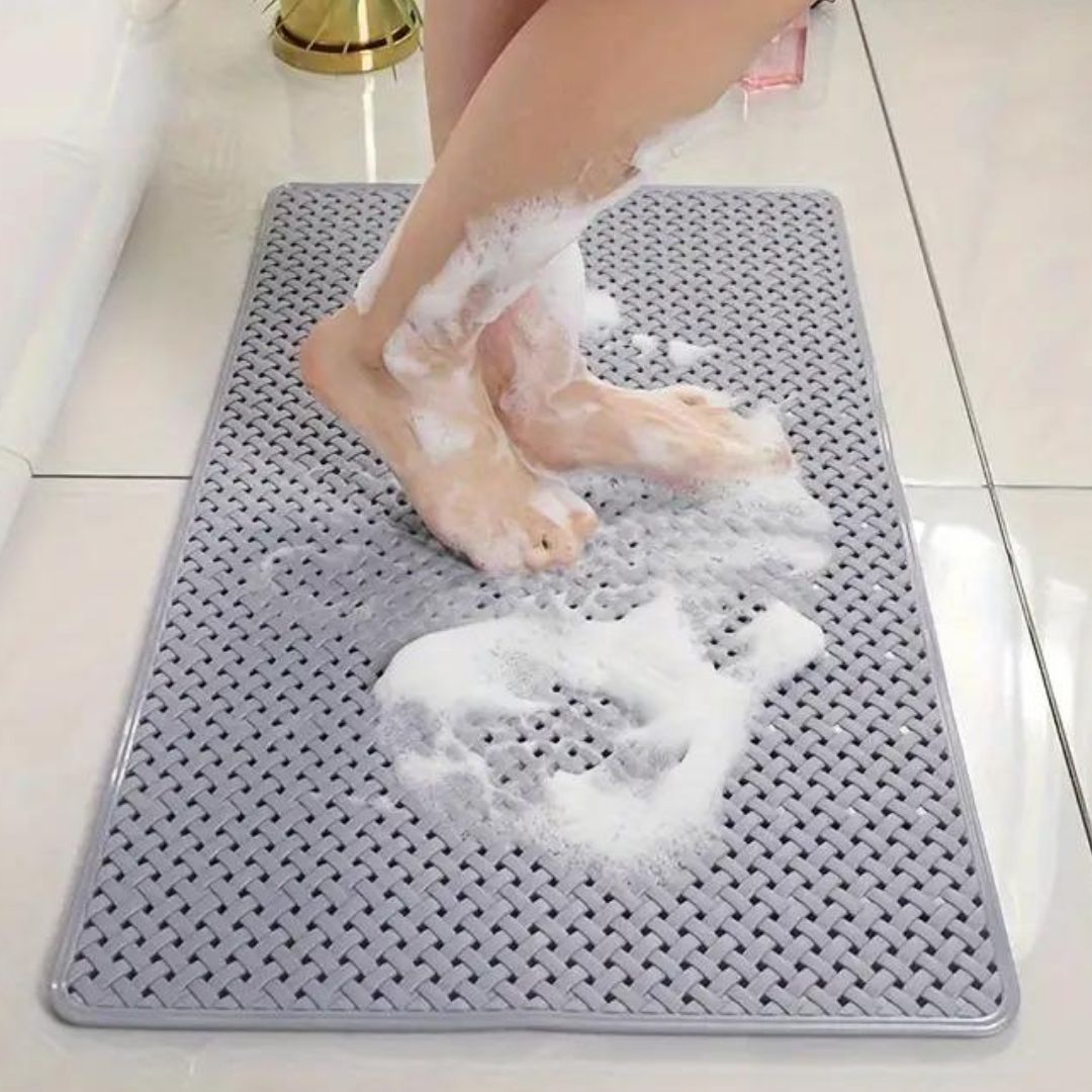 GRIPMASTER - Tappetino Antiscivolo per Vasca da Bagno con Ventose per Sicurezza e Comfort