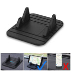 STEADYHOLD - Supporto per telefono auto in silicone ecologico antiscivolo progettato per una presa sicura sul cruscotto e utilizzo dello smartphone a mani libere