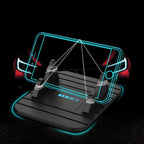 STEADYHOLD - Supporto per telefono auto in silicone ecologico antiscivolo progettato per una presa sicura sul cruscotto e utilizzo dello smartphone a mani libere