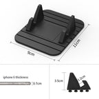 STEADYHOLD - Supporto per telefono auto in silicone ecologico antiscivolo progettato per una presa sicura sul cruscotto e utilizzo dello smartphone a mani libere