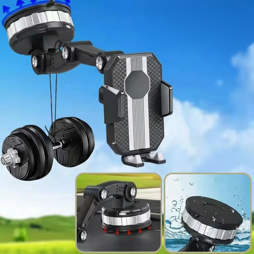 AUTOGRIP - Supporto Universale per Smartphone da Auto con Rotazione Regolabile a 360°