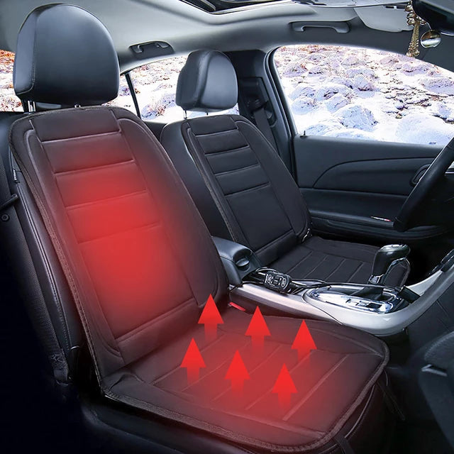 Cuscino Riscaldato per Sedile Auto in Inverno a Copertura Totale