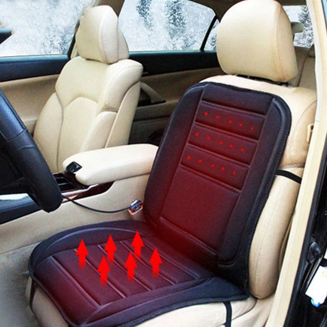 Cuscino Riscaldato per Sedile Auto in Inverno a Copertura Totale
