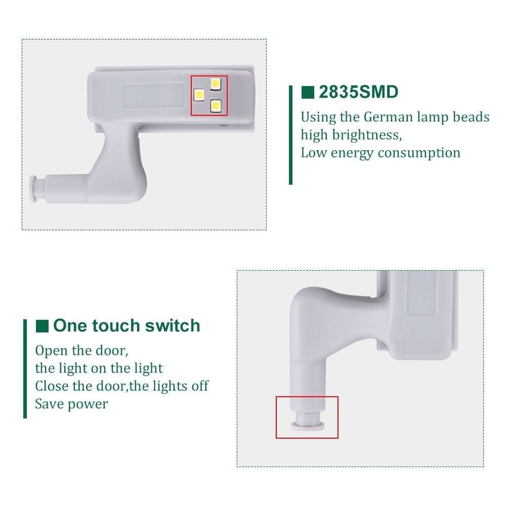 Illumina automaticamente i tuoi armadi con completa facilità