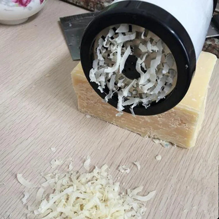 Grattugia per formaggio in acciaio inox GRATEVO DuoCut | Inclusi 2 inserti per lame | Robusta grattugia per formaggio e verdure
