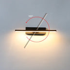 AuroLite Lampada da Parete LED Regolabile | Angolo di Rotazione di 330° | Design Moderno per Camera da Letto e Soggiorno | Alluminio