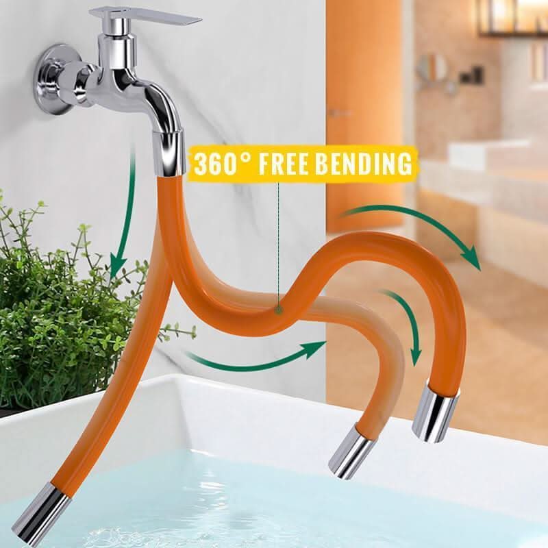 Tubo flessibile rotante – Controllo totale del getto d'acqua