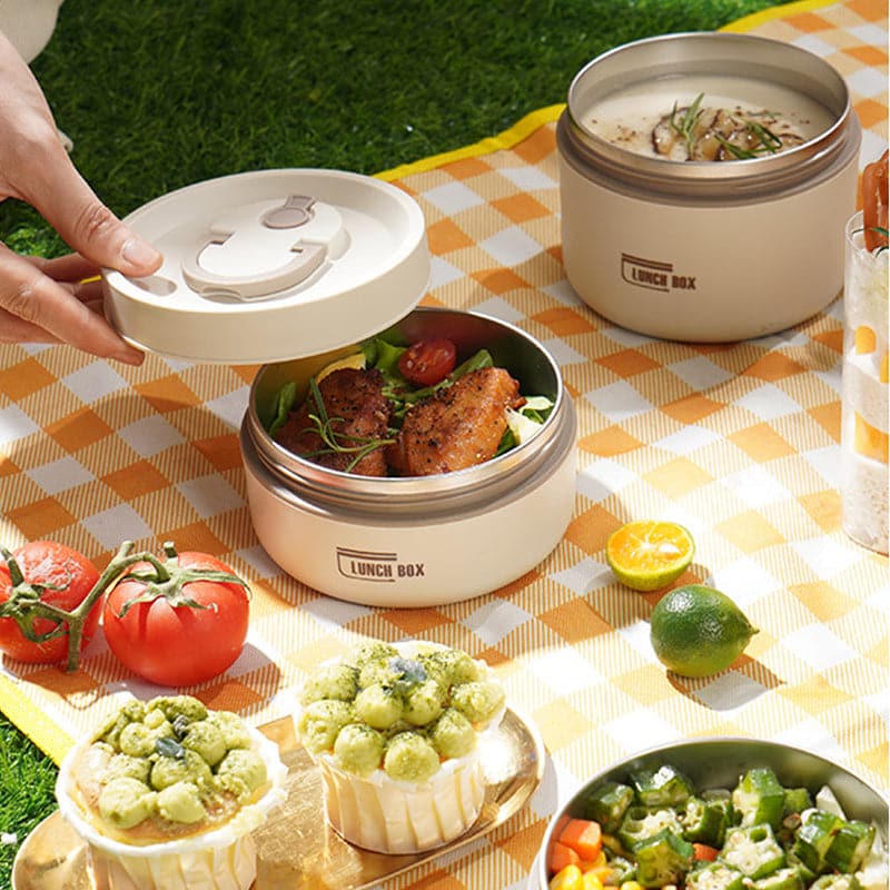 HEATLOX – Contenitore per Pranzo Isolato a Doppia Parete per Pasti Caldi