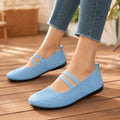 Soffea – Ballerine in Maglia Mary Jane con Cinghie Elastiche per Donne, Slip On Scarpe da Ballo Traspiranti