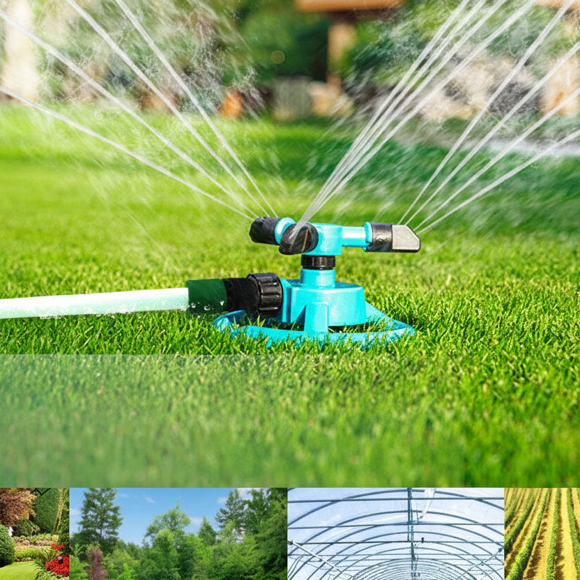 TURBOBLOOM - Sprinkler Rotazionale a 360° per una Copertura Uniforme del Giardino