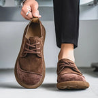 LEATHERON - Scarpe ortopediche in vera pelle di manzo progettate per un comfort, supporto e stile maschile senza tempo