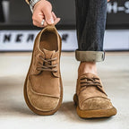 LEATHERON - Scarpe ortopediche in vera pelle di manzo progettate per un comfort, supporto e stile maschile senza tempo