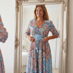 Floressa – Abito Maxi Viscoso a Fiori