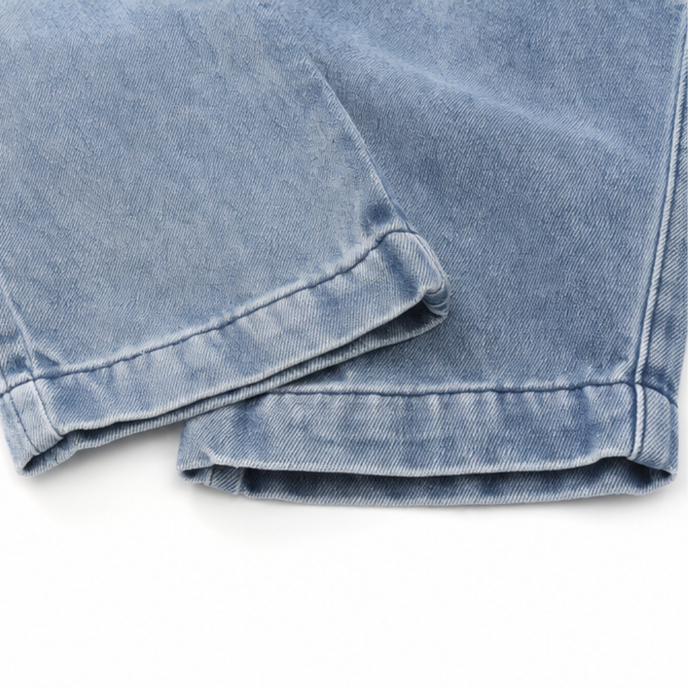 Lumière – Jeans a Barile Cropped con Vita Alta da Donna