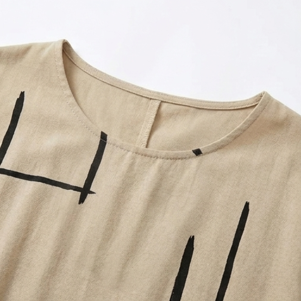 Linara – Abito estivo da donna con stampa astratta
