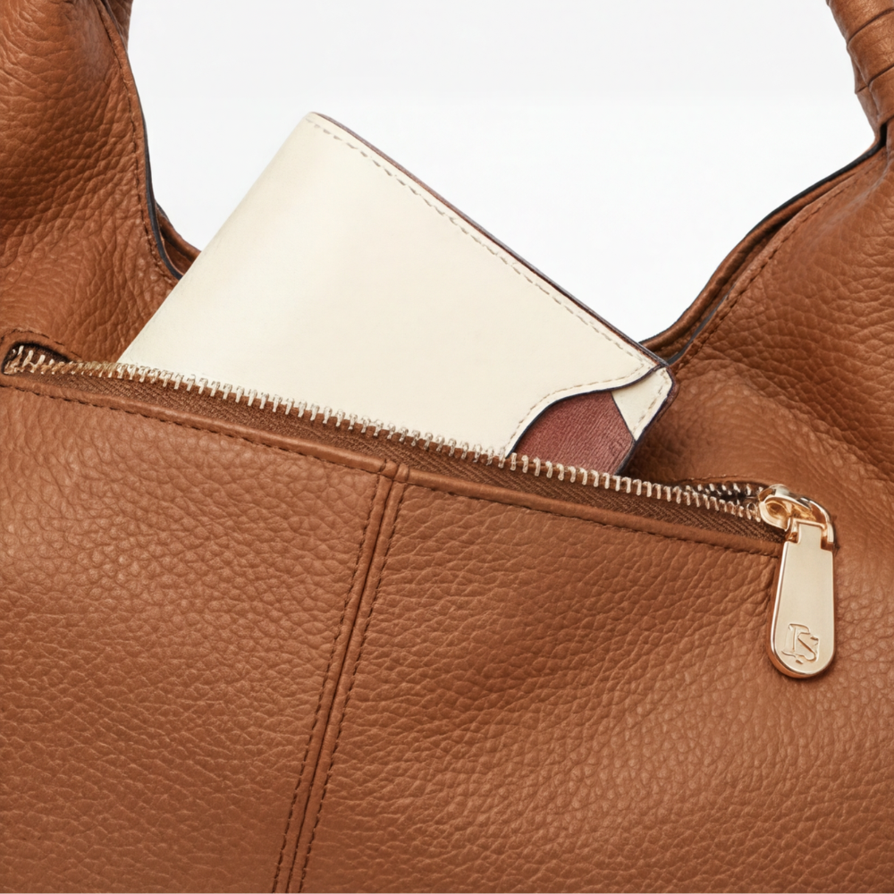 Carrina – Borsa Hobo in Pelle Morbida per Tutti i Giorni
