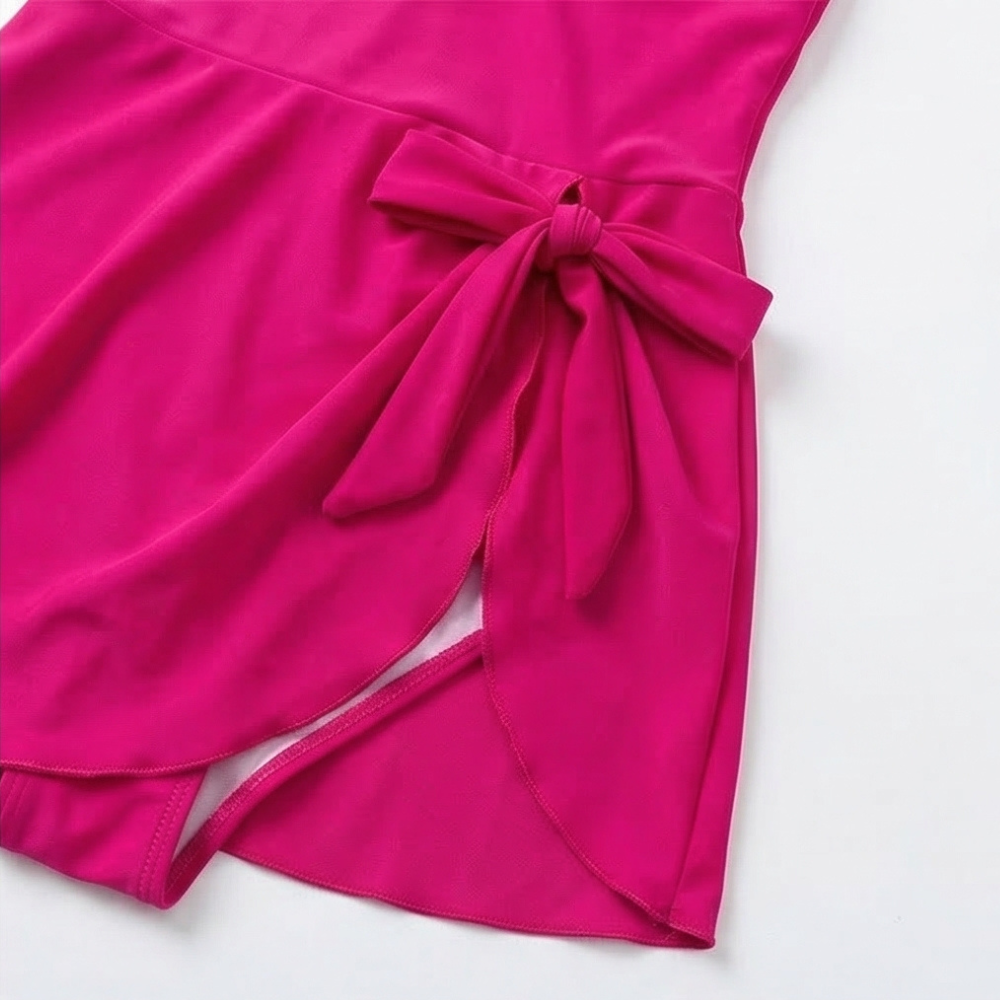 Shorala - Costume da bagno con scollatura a onda
